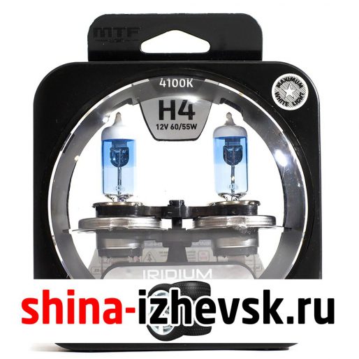 Лампа галогеновая MTF — H4-55 Вт-4100К, 2 шт. в Ижевске